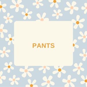 PANTS Graphic Placeholder - Cream & Blue